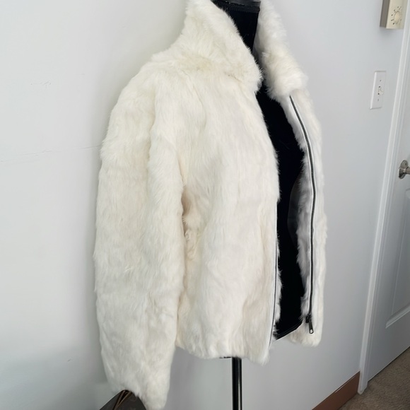 Winter fur rabbit fur coat - Picture 2 of 13